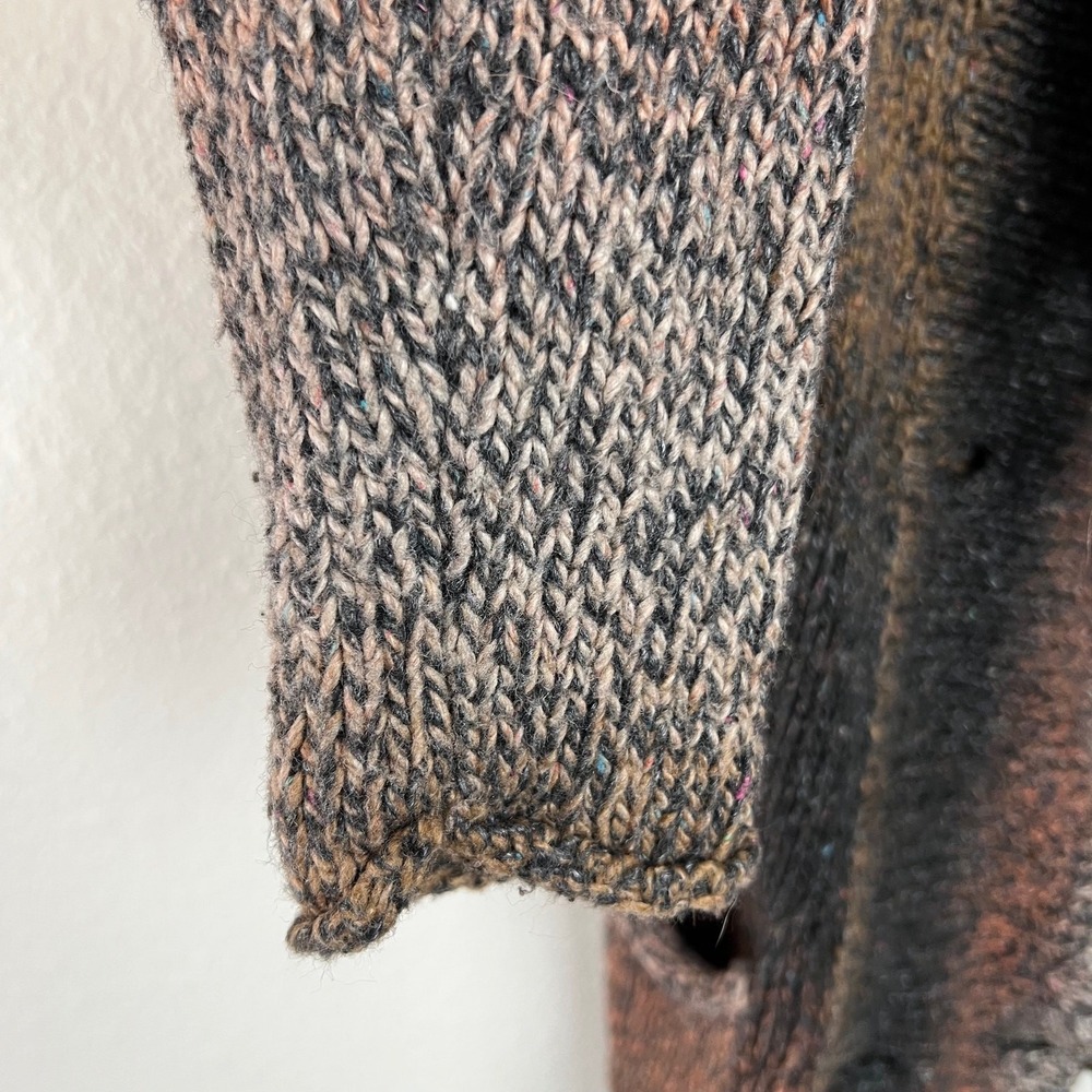 CAbi Women's‎ Small Frontier Fringe Double Breasted Cardigan Sweater Silk Blend - Picture 7 of 9